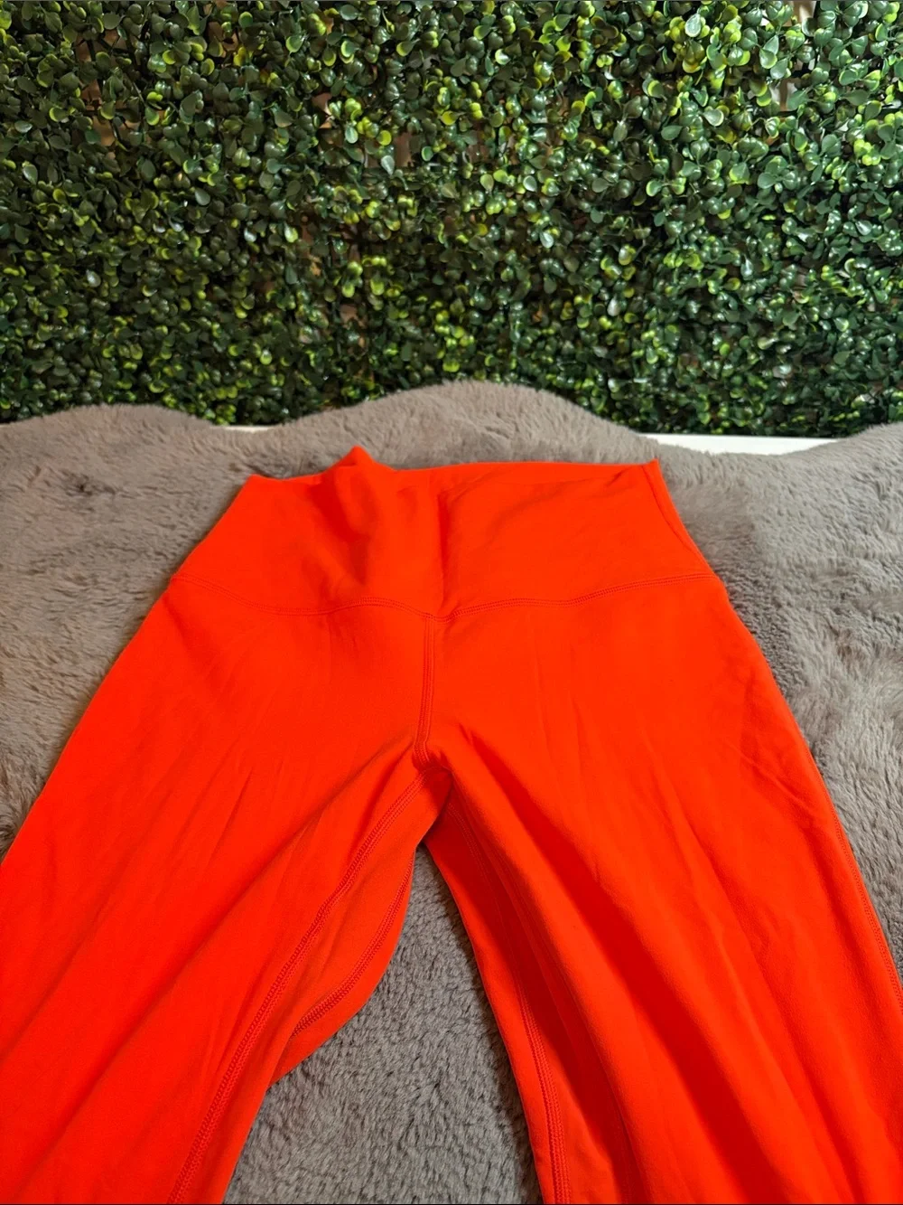 lululemon athletica Bright Orange Leggings Size 8